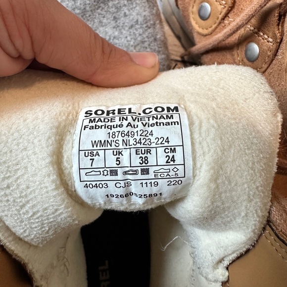 Sorel Women's Explorer II Joan Felt Waterproof Boot Tawny Buff Moonstone.Size 8 - Picture 11 of 13